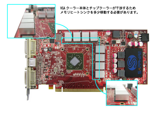 GTX260と高冷却薄型VGAクーラー雪原2 SCVSG-2000