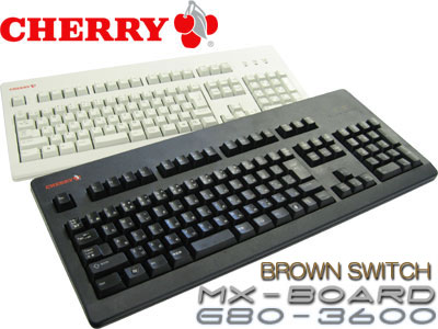 Cherry社純正 メカニカルキーボード 茶軸 日本語配列 G80-3600 Cherry メカニカルキーボード G80-3600 Cherry社純正 メカニカル